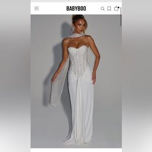 BABYBOO Carina Maxi Dress- Ivory